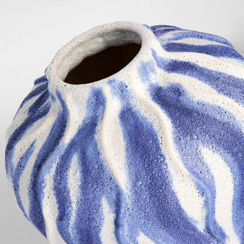 Ripple Handcrafted Ceramic Table Vase