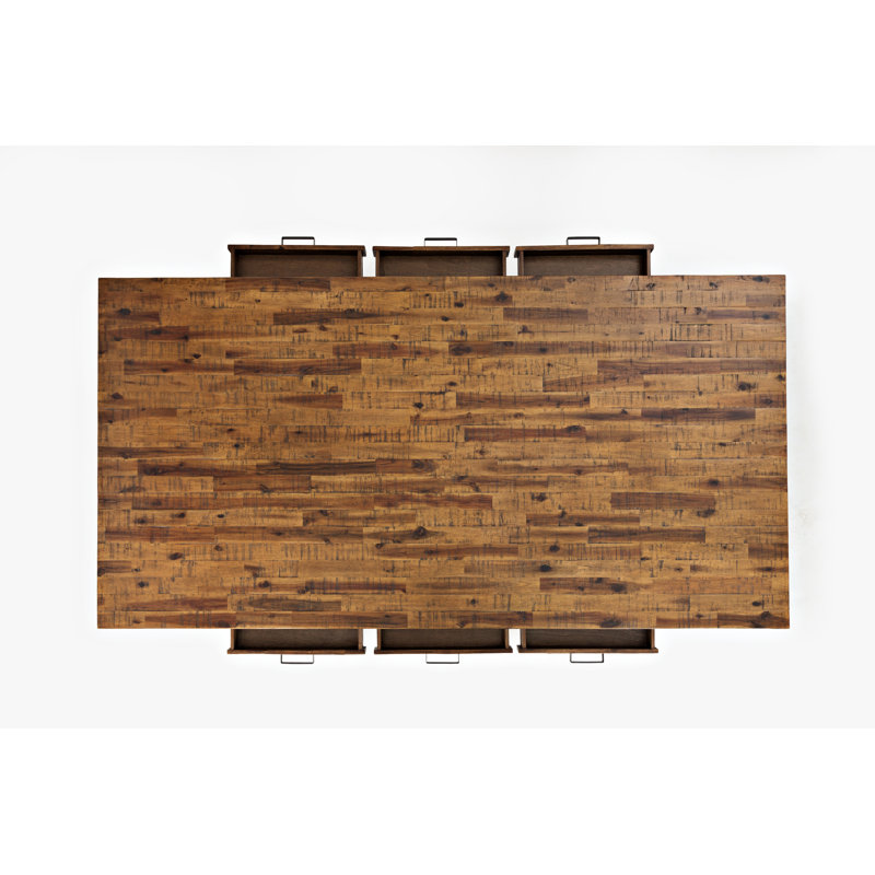 Crawford 42" Acacia Trestle Dining Table