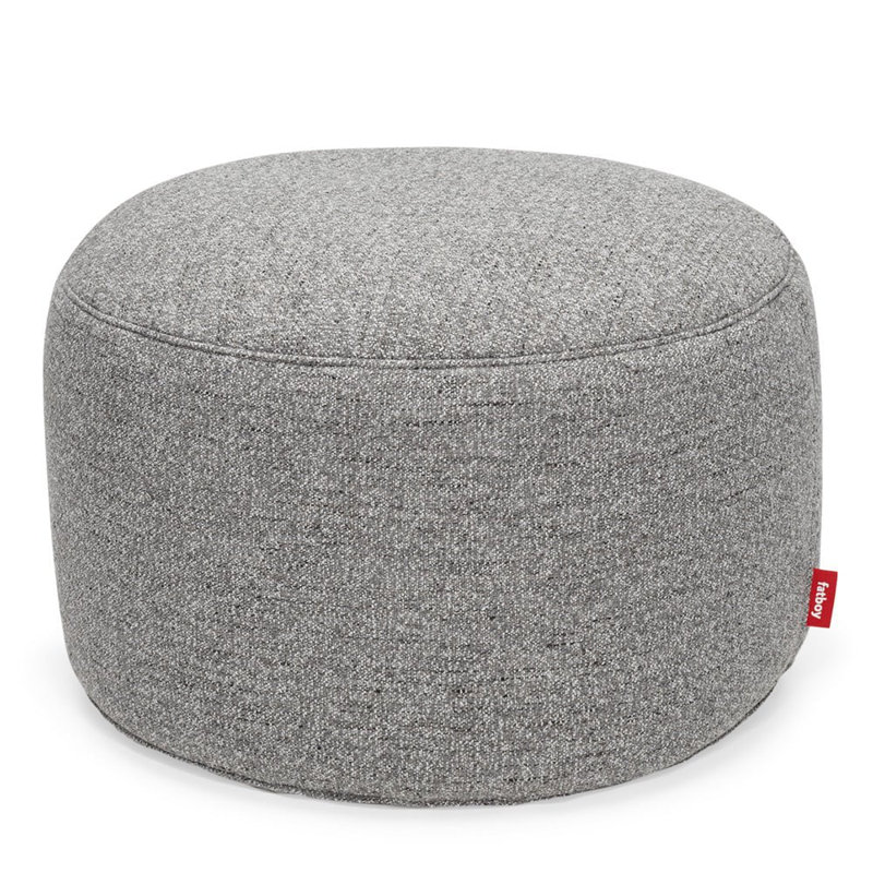 Point Large Mingle Pouf, Grid Stone