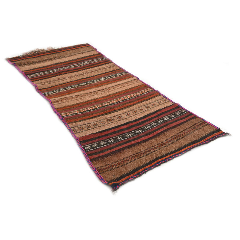 Tapis de couloir brun clair Noor