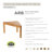 31.5'' W Teak Shower Bench