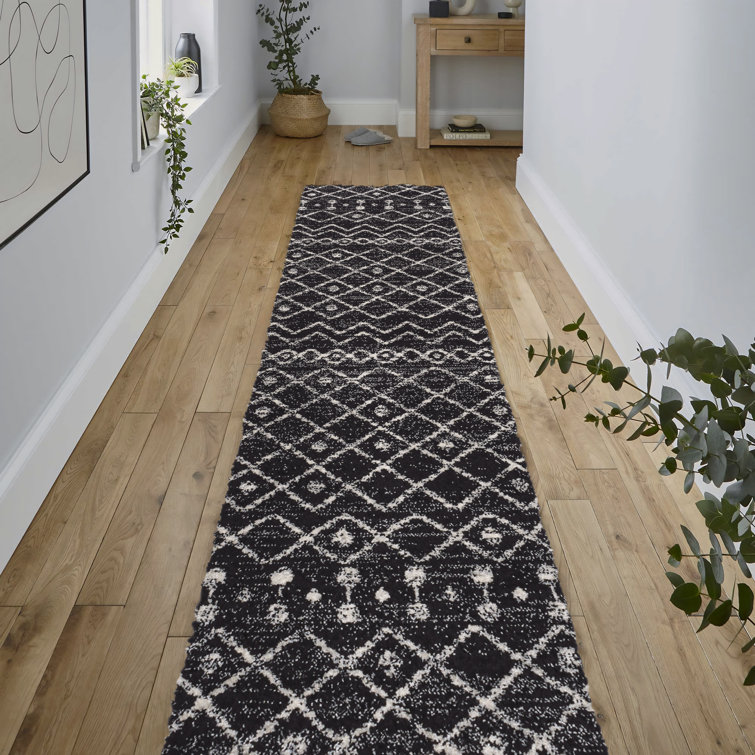 Kerana Moroccan Beni Souk Black/Cream Rug