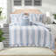 Striped and Toile Comforter Set
