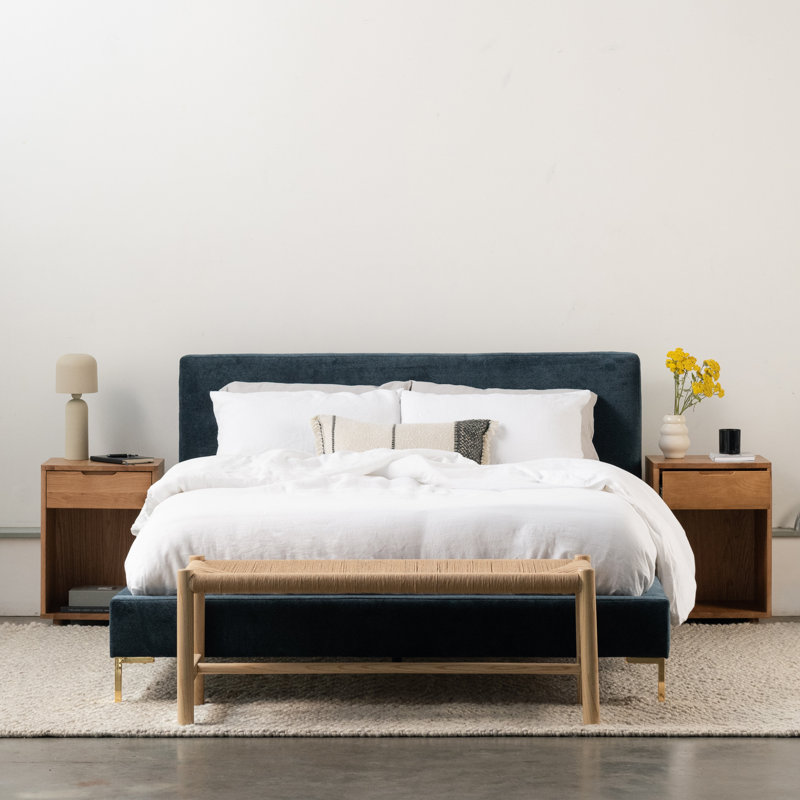 1 - Drawer Nightstand, Oak