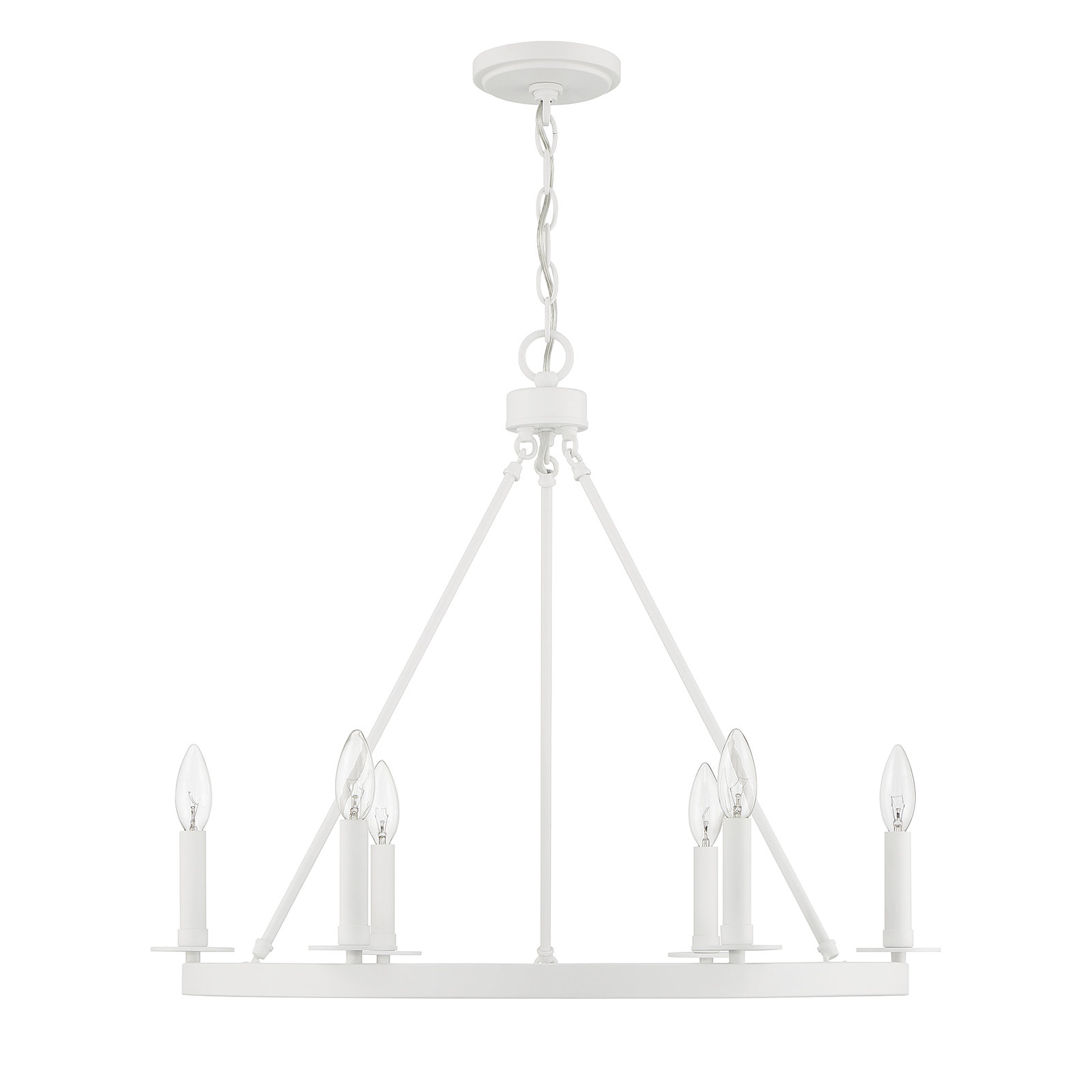 Edise 6 - Light Metal Dimmable Chandelier