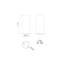Plafonnier encastré à optique noire 36 degrés Lorna 7 po (3 po de diamètre)-120804840-120804839-120804837