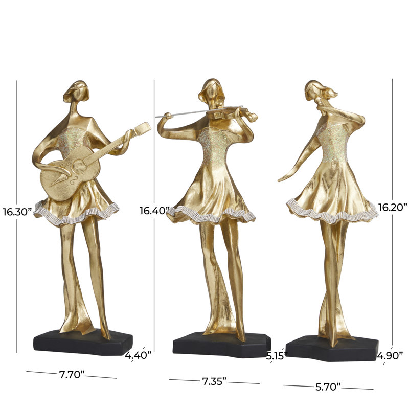 Ensemble de sculpture 3 pièces Johanny