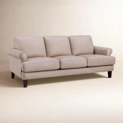 Maybell 80" Genuine Leather Sofa