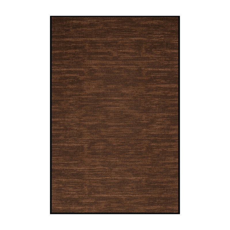 Tapis brun uni lavable à la machine, Tapis de couloir 2 pi x 5 pi
