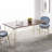 Devin Walnut Solid Wood Top Dining Table
