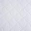 Protège-matelas matelassé en coton percale