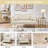 Maddison 56.5'' Upholstered Sofa with Two Pillows-715441124