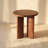 Haven 22" Brown White Oak Side Table – Modern End Table for Living Room Bedroom-1409457245