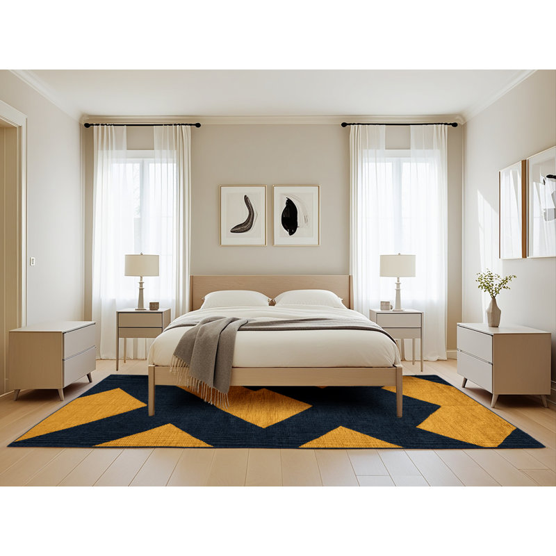 Machine Washable Checkered Gray Area Rug, Rectangle 5' x 8'