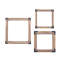 Ensemble de 3 tablettes murales Steger