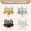2 Pieces Metal Candlestick Set
