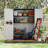 EHHLY Vertical Resin Storage Shed, 60 Cuft Garden Tool Sheds & Outdoor Storage, Plastic Outdoor Storage Cabinet Waterproof, 5.6 x 2.3 ft Backyard Outside Lawn Mower Storage Shed-114160485