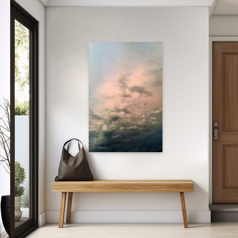Art contemporain contemporain audacieux, nature organique audacieuse, H 60 po x l 40 po