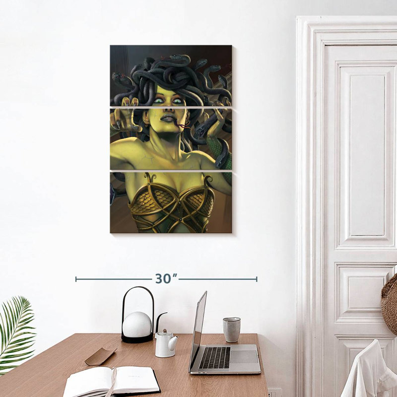 Kelan Medusa, 32" H x 20" W