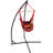 Roxana Powder-Coated Steel X-Base Hammock Chair Stand - Black
