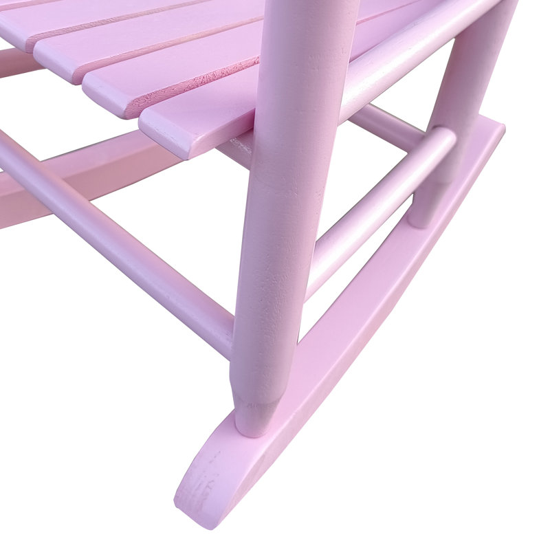 Chaise berçante pour enfants, Rose clair