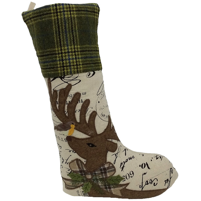 Samora Applique Suede Stocking