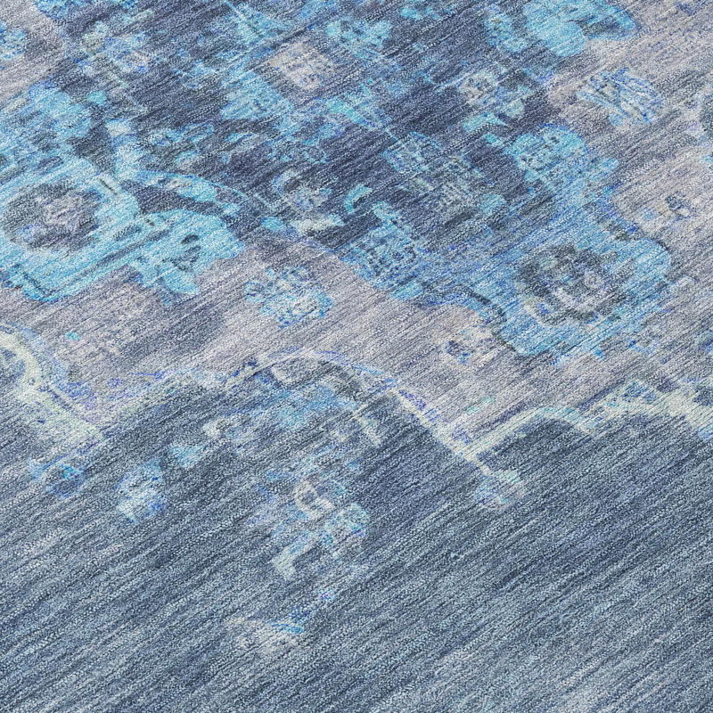 Machine Washable Indoor/Outdoor Chantille ACN2321 Global Rug, Rectangle 9' x 12'