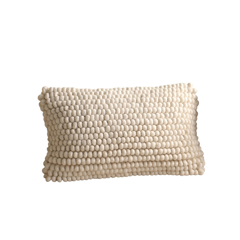 Modern Boho Handmade Accent Pillow Cover 12X20"