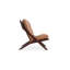 Fauteuil d'appoint Preston brun clair-902719983