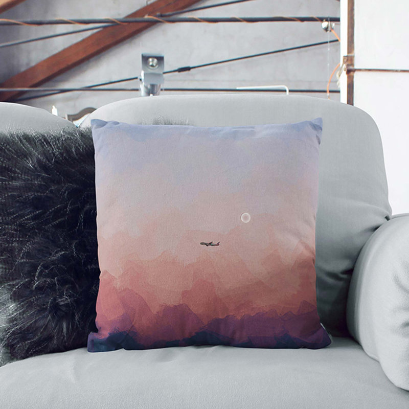 Square Cushion, 55 x 55 cm, Stone