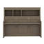 Lit escamotable simple avec bureau, cadre de lit mural en bois avec tablettes de rangement, cadre de lit armoire de ferme peu encombrant-2129735272