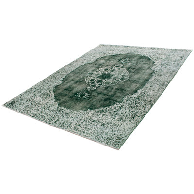 Tapis vert à transition de couleur 9 pi 6 po x 12 pi 6 po
