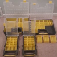 Stalwart 16.5 in. 57-Compartment Parts and Crafts Portable Storage Small  Parts Organizer 4 Box Set 75-MJ4645102 - The Home Depot