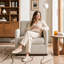 Fauteuil pivotant large Assiatou-235638303