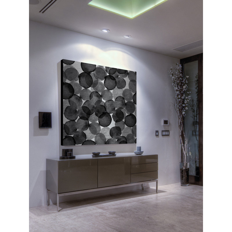 «Bubbles», reproduction d'art sur aluminium brossé, H 24 po x l 24 po x P 1,5 po