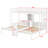 Multi-Functional Wood Bunk Bed with Desk, Storage Shelves, Reading Lamp-892615660