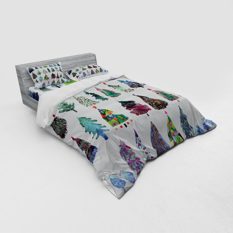 Rustic Polyester Duvet Cover, Queen Duvet Cover + 3 Additional Pieces