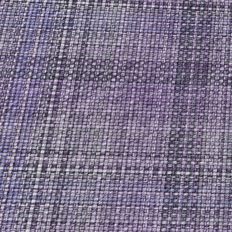 Machine Washable Indoor/Outdoor Chantille ACN2880 Plaid Rug, Plum, 9' x 12'