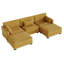Canapé modulaire en velours côtelé Maelina -107665280-107665275