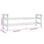 6 Pair Shoe Rack