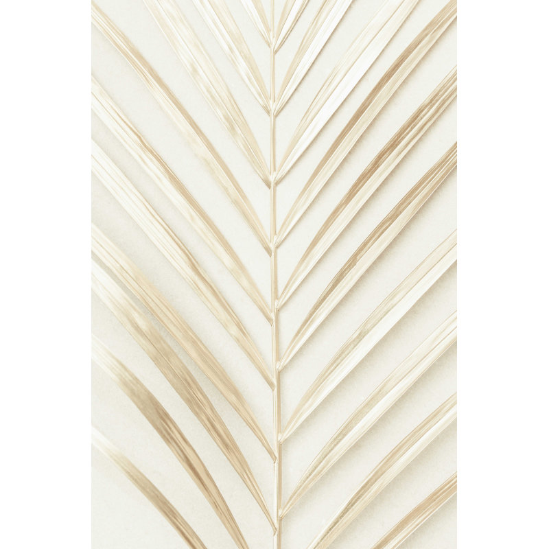 «Claudel Studio III - Golden Palm Leaf» par 1X - reproduction d'art sur toile tendue, H 36 po x l 24 po