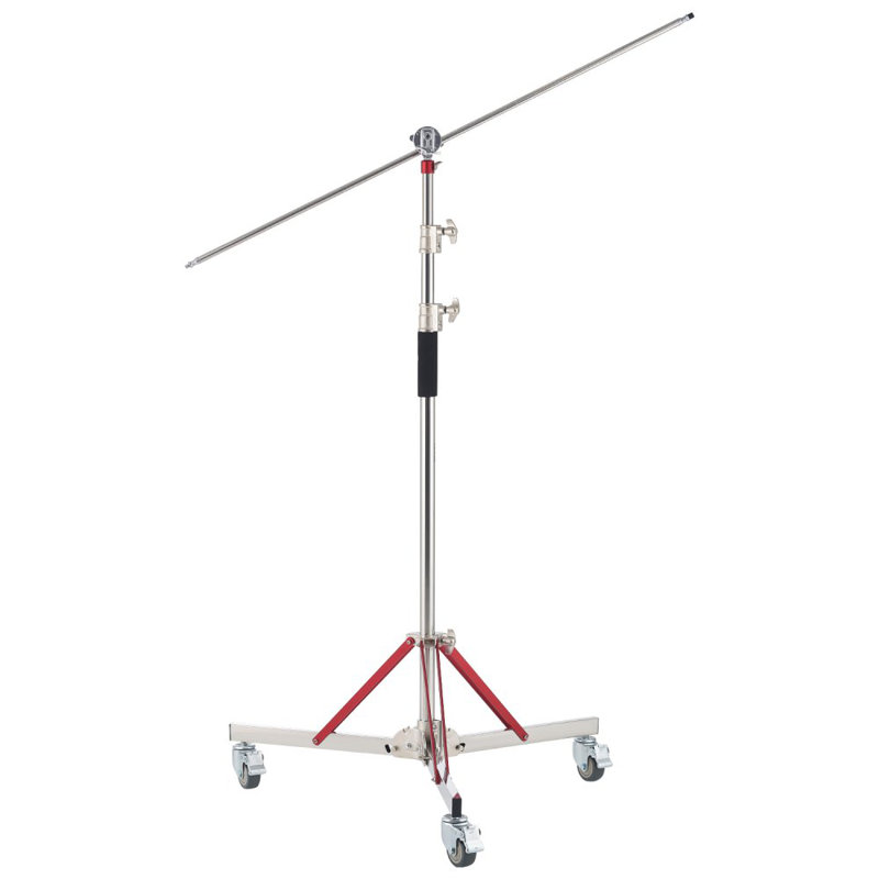 Trépied robuste avec roulettes et hauteur maximale: 10,5 pi / 320 cm