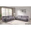 Ensemble moderne 2 pièces Velours côtelé Sofacadenza