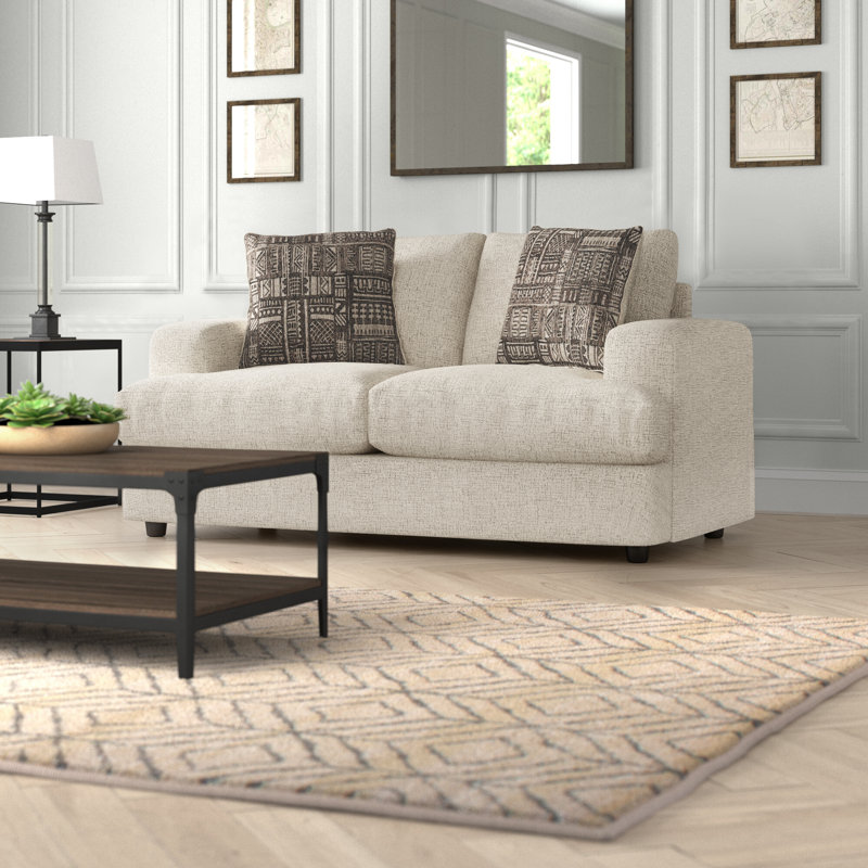 North Andover Upholstered Sofa, Stone, 39" H x 71" W x 40" D