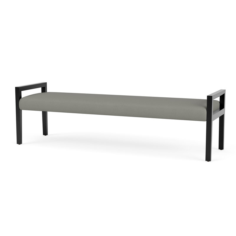 Banc en bois 3 places Brooklyn, Black, Patriot Plus Dove