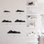 Erupting Volcano Mountain Modern Abstract Wall Accent Sculpture Décoration murale en métal-124838844-124838845