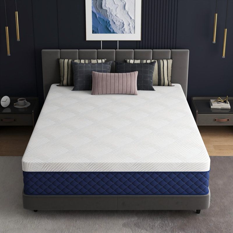 14'' Medium Firm Hybrid Pillow Top Mattresses In A Box, Twin