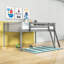 Lit mezzanine en bois avec échelle Janicka-836372698-836372693