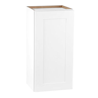 White Solid Wood Wall Cabinet 1 Door 2 Shelves For Kitchen Laundry Garage 12"w12"d30"h Easy To Install And Waterproof Single With Adjustable Bathroom Office Affordable Storage