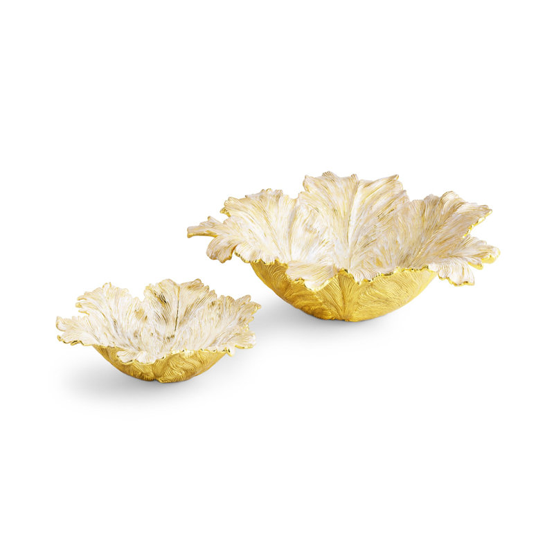 Tulip Centerpiece, Gold/White